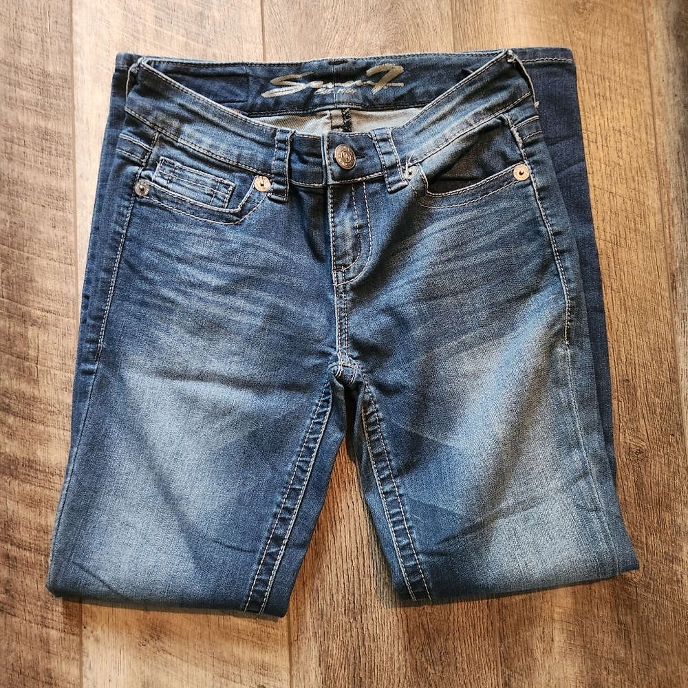 Seven 7 Jeans Size 29 Skinny Blue